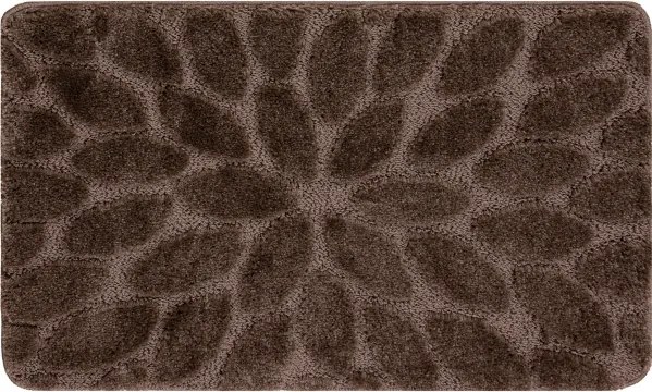 Kúpeľňový koberček SUPREME LINES kamienky, hnedý