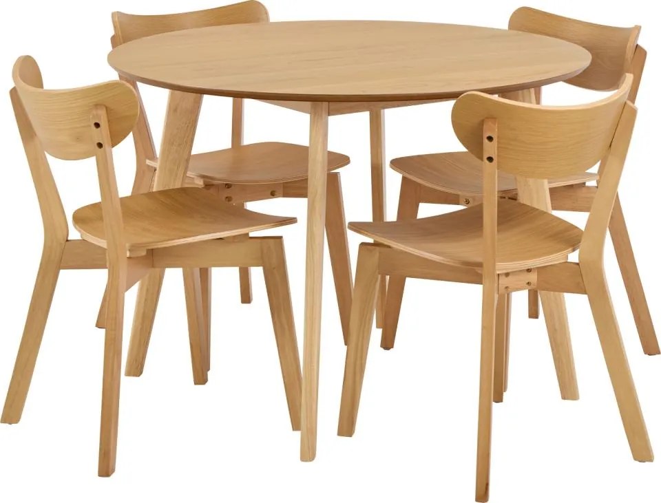 Jedálenský set Roxby dub prírodný