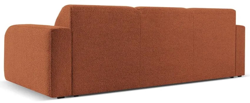 Hnedá pohovka z textílie bouclé 235 cm Molino – Micadoni Home