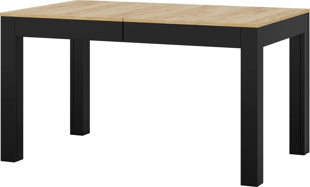 Rozkládací jídelní stůl Jord 140/260 cm dub Craft/černý
