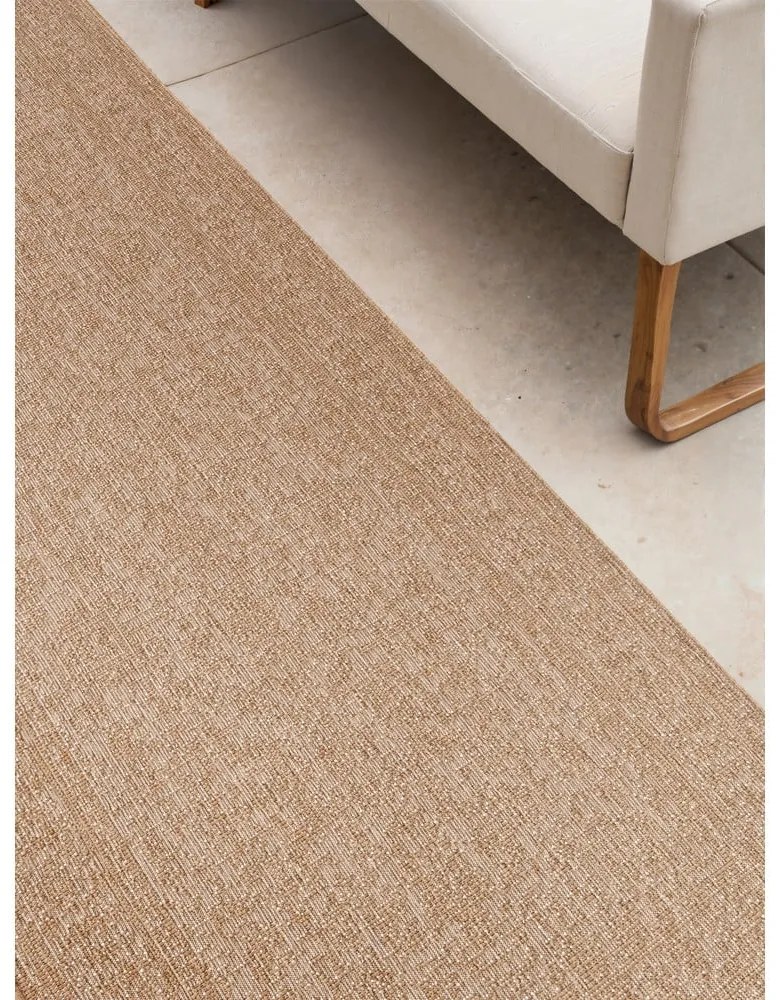 Vnútorný a vonkajší behúň v béžovej a slonovinovej farbe 80x250 cm Duet Kona – NORTHRUGS