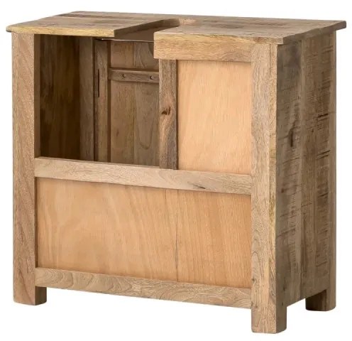 furniture-nabytek.cz - Masívna umývadlová skrinka Pune z mangového dreva, lakovaná, viacfarebná – 68×30×63 cm