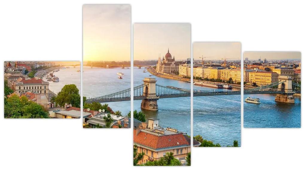Obraz Budapešť - výhľad na rieku