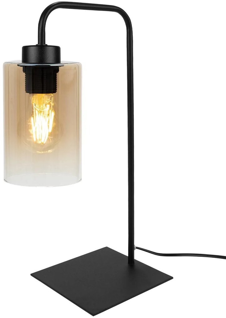 Stolná lampa Hella, 1x sklenené tienidlo (výber z 3 farieb)