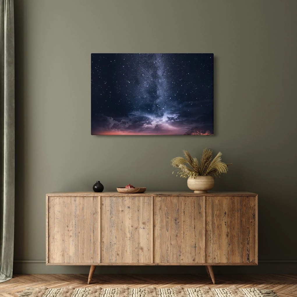Obraz hviezdnej oblohy (90x60 cm)