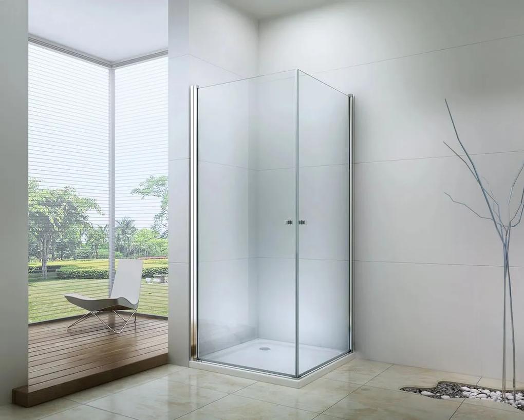 Mexen PRETORIA DUO sprchovací kút 90x95cm, 6mm sklo, chrómový profil-číre sklo, 852-090-095-02-00