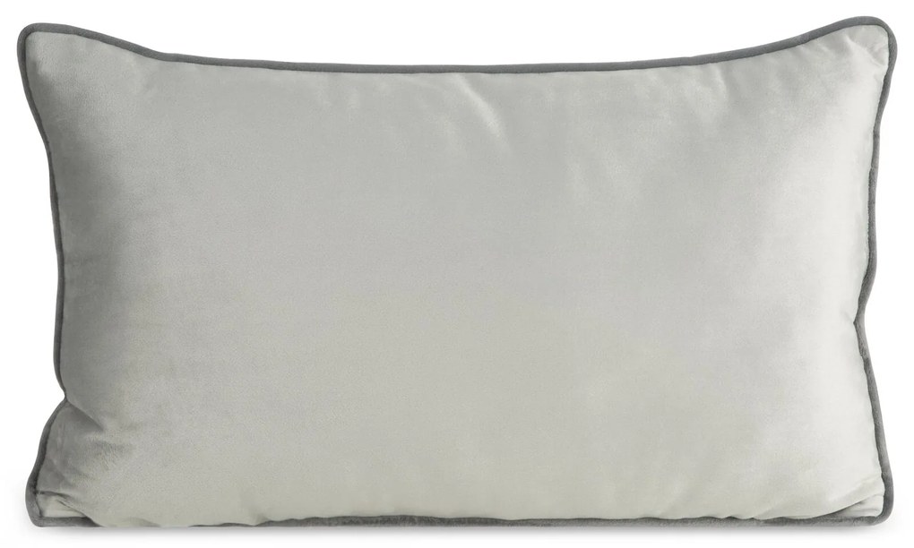 DEKORAČNÝ VANKÚŠ MELIA2 30X50 CM STRIEBORNÁ