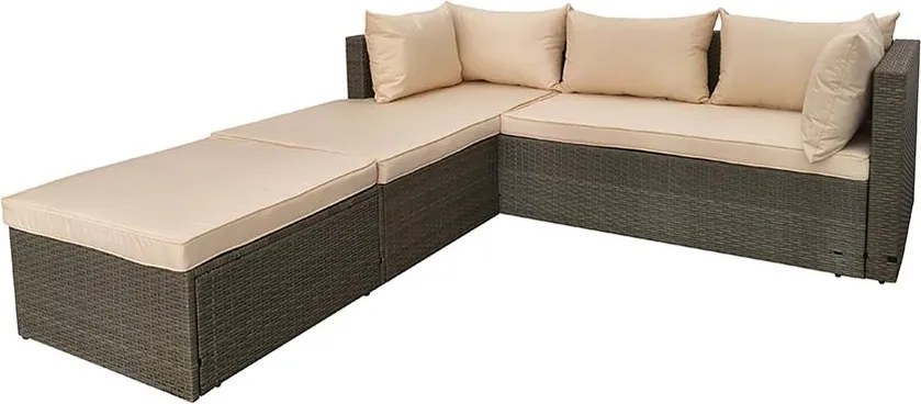 Rohová ratanová sedacia súprava Avenberg TERALINA