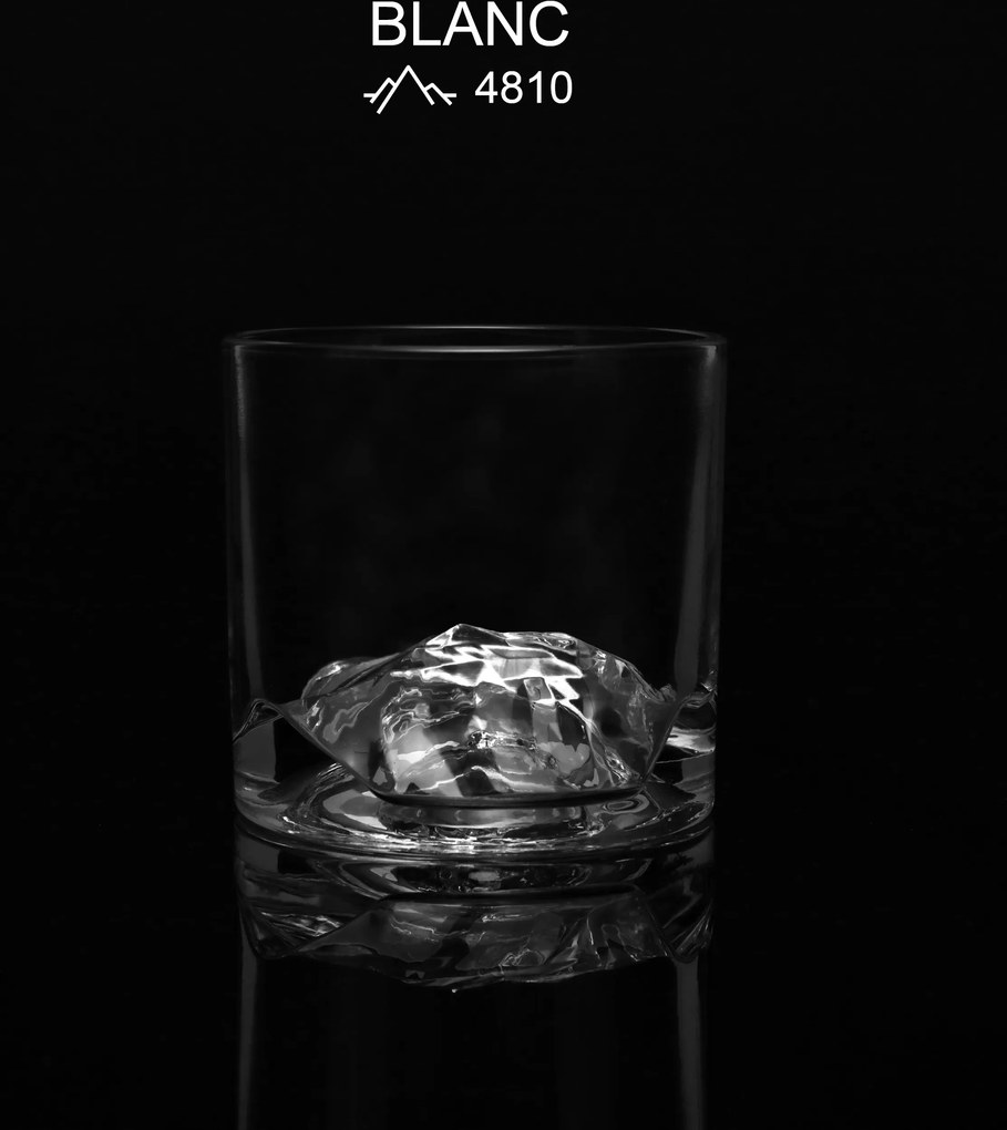 Sklenené poháriky na whisky Mont Blanc 2 ks