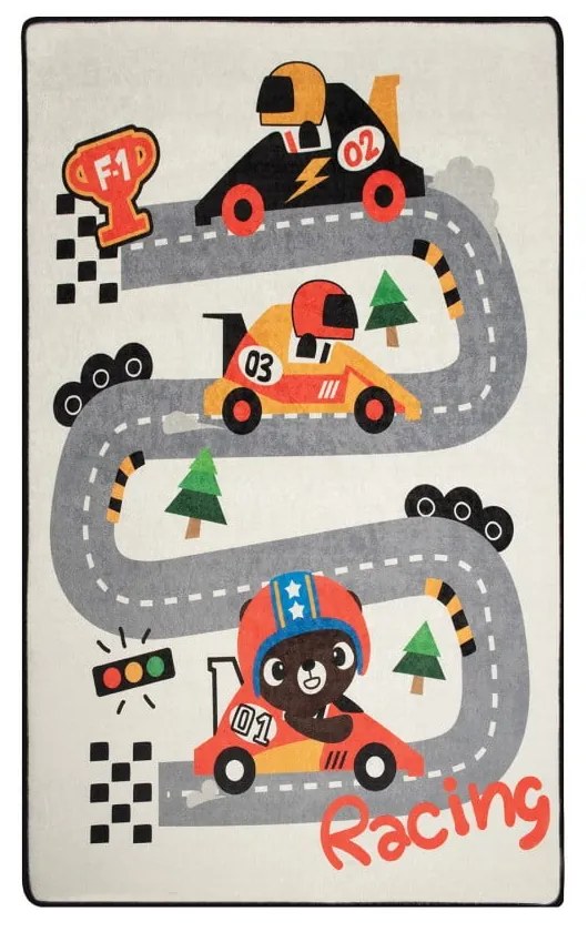 Detský koberec Race, 100 × 160 cm