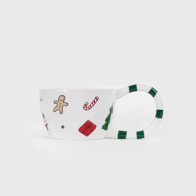 Hrnček LOLLA s veľkým zeleným uchom 717086 300 ml