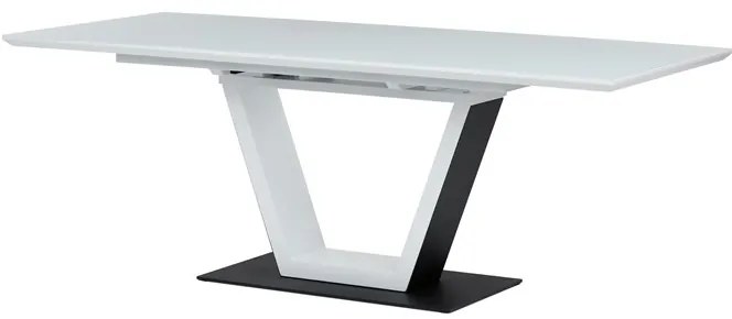 Autronic BONTEC Jedálenský stôl rozkladací 160x90cm, mdf, biela, HT-D1931 WT Farba: Biela