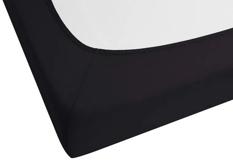 Biberna Napínacia plachta (čierna, 140 – 160 x 200 cm)  (100226989)