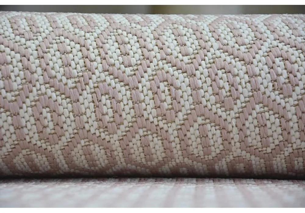 Kusový koberec Oka krémovo ružový 140x200cm
