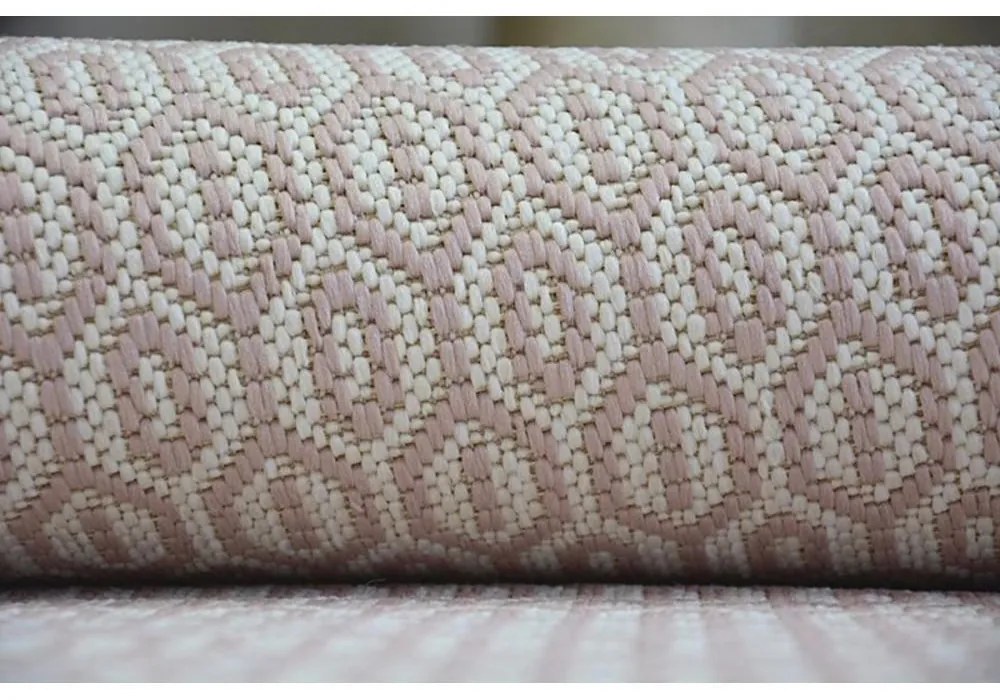 Kusový koberec Oka krémovo ružový 80x150cm