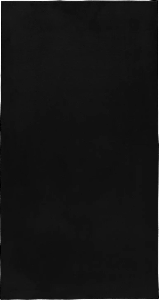 Ayyildiz, Koberec behúň Pouffy 5100 Black, 80x250, čierna, obývacia izba