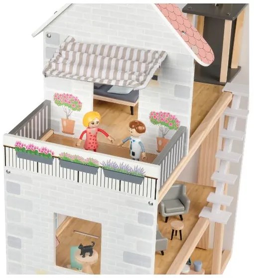 Playtive Drevený domček pre bábiky XXL (100381086)