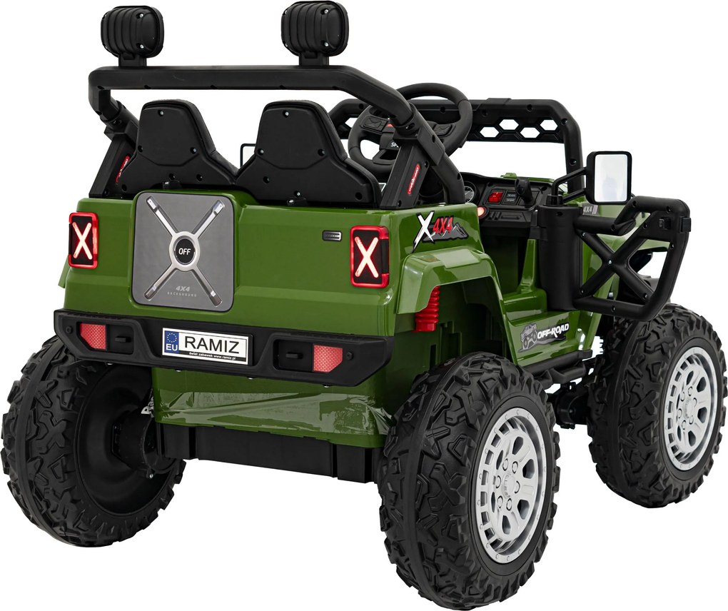 Ramiz Detské elektrické auto OFF ROAD Speed Zelené