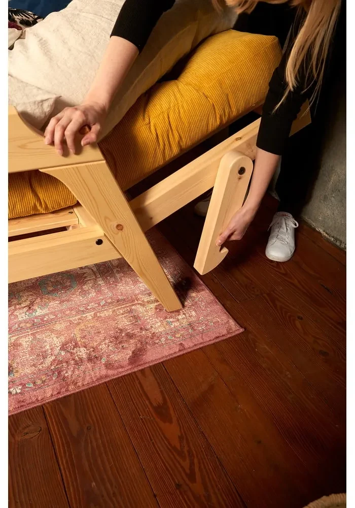 Menčestrová variabilná pohovka Karup Design Grab Raw/Honey