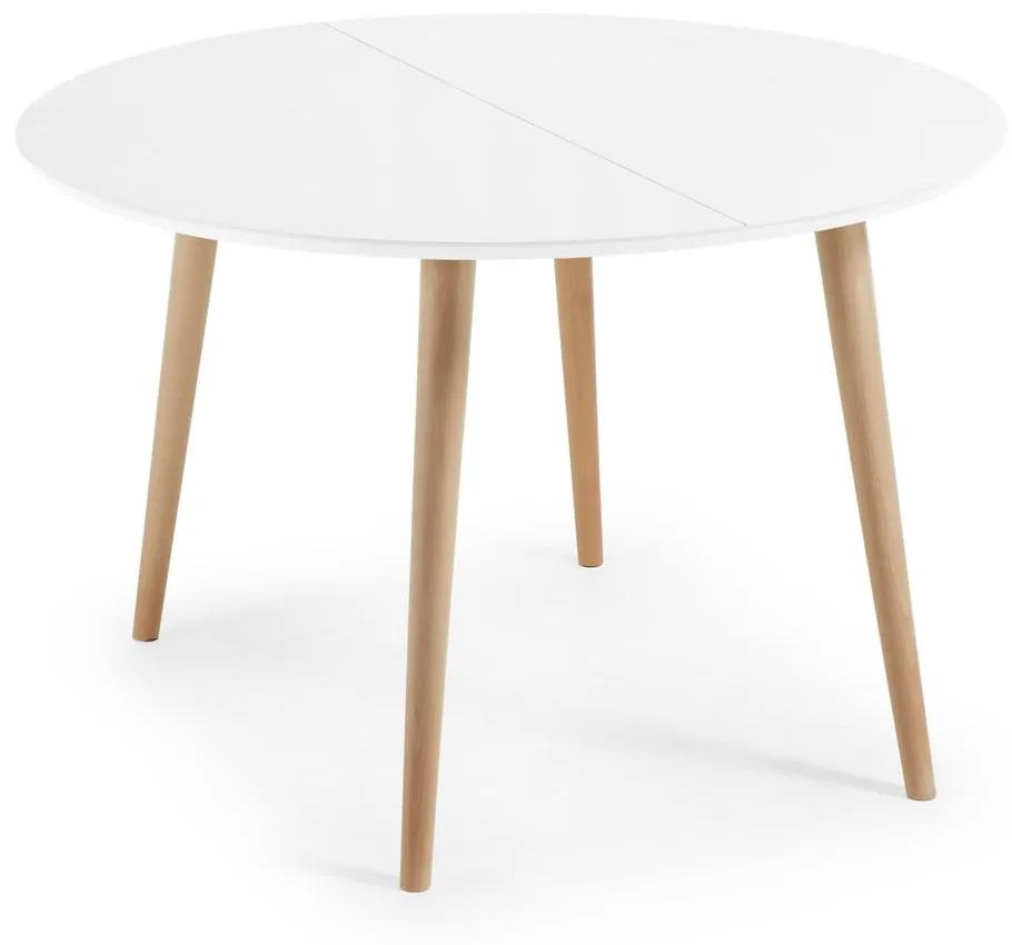 Rozkladací jedálenský stôl La Forma Oakland, 120x120/200 cm