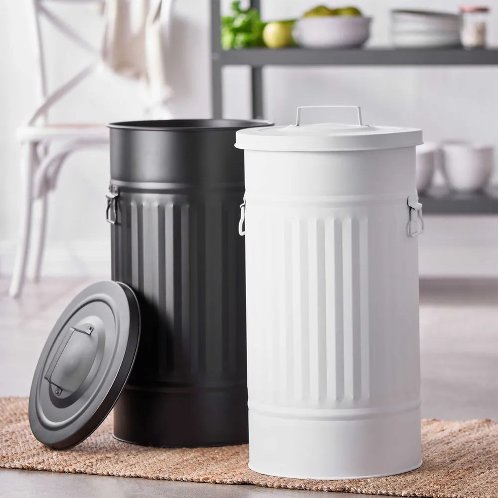 ZINC Odpadkový kôš "Oskar" 40 l - biela