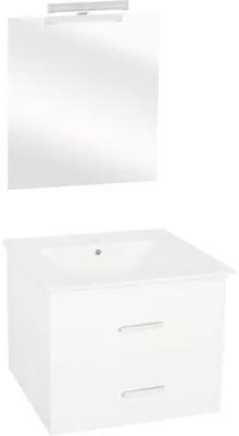 Kúpeľňová zostava Differenz Luka 60 cm biela s LED