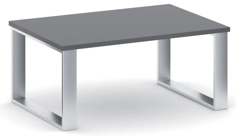Konferenčný stôl STIFF, 100x68 cm, grafit