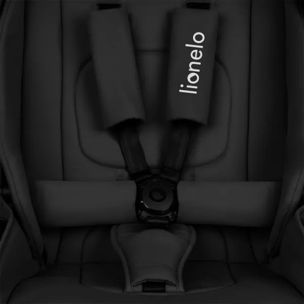 Lionelo - Kombinovaný kočík 3v1 MIKA PLUS Black Onyx