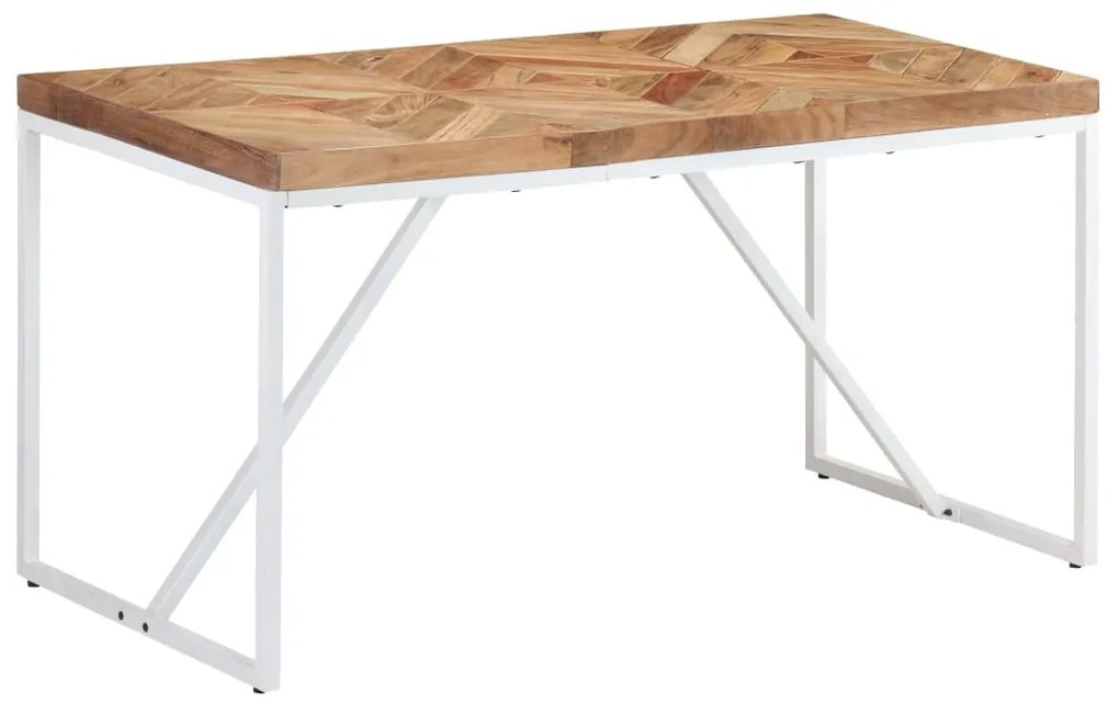 Jedálenský stôl 140x70x76 cm akáciový a mangovníkový masív