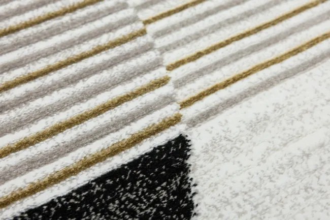 Koberec Kashmir KR235S sivý / čierny