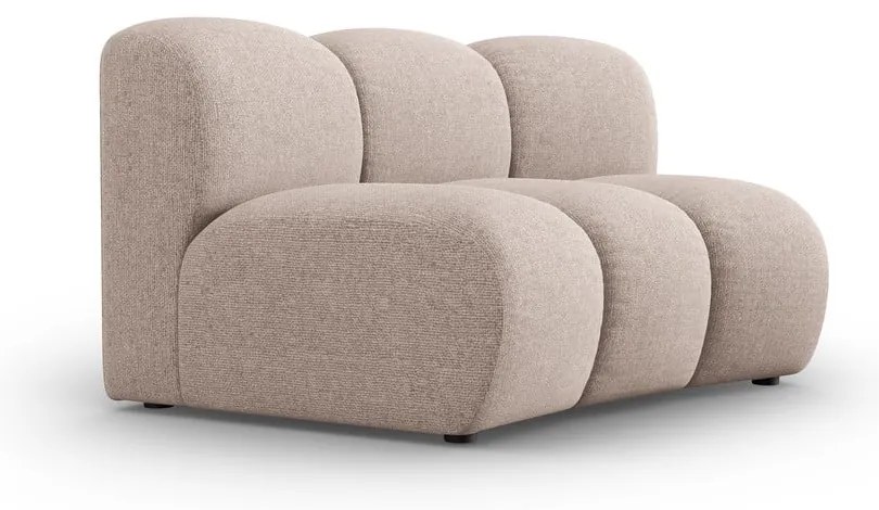 Béžový modul pohovky (stredový diel) Lupine – Micadoni Home
