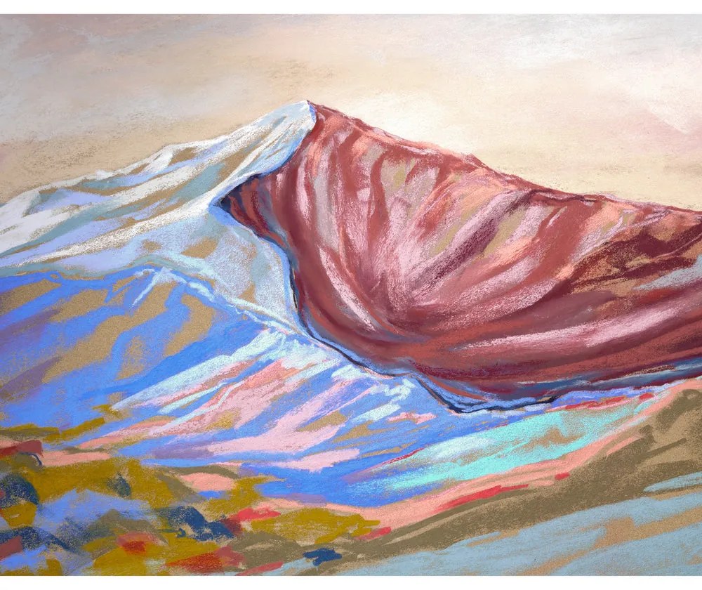 The Poster Club Plagát Velvet Peak IV by Mandy Maria 50x70 cm