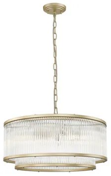 Luster na reťazi zlatý 6xE14 SERGIO P0528-06H-V6AC