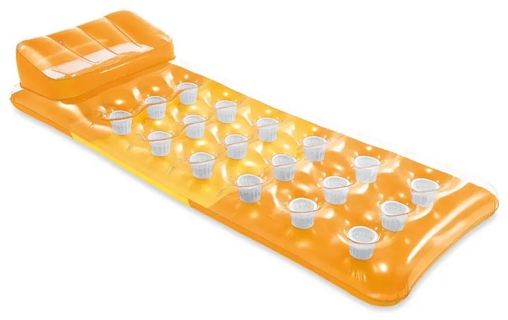 Intex Nafukovací matrac na plávanie 188 x 71 cm oranžová - 58890 INTEX