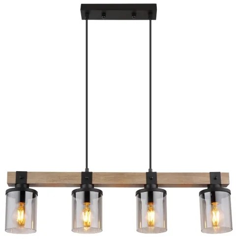 Brilagi - Luster na lanku VISTA 4xE27/60W/230V dub