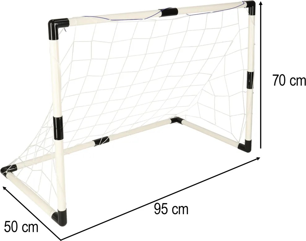 KIK Detská tréningová futbalová bránka 95×48×70 cm s loptou