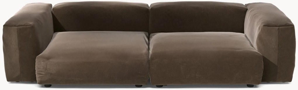 Zamatová modulárna pohovka Vetsak (3-miestna)