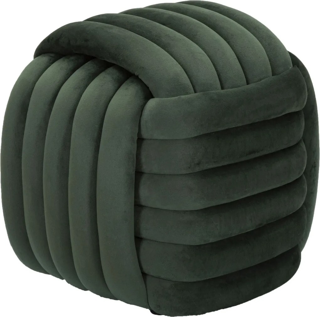 Taburet Softy 45 cm zelený