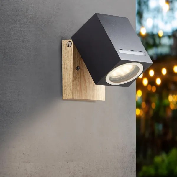 Brilliant - Vonkajšie nástenné svietidlo GALENI 1xGU10/20W/230V IP44