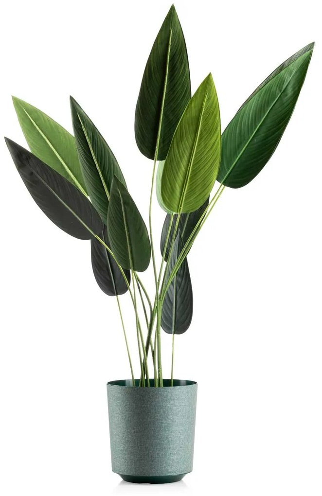 PLASTOVÝ KVETINÁČ ALOE TX 25,5X27 CM TMAVOZELENÁ
