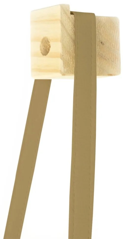 Hnedý kvetináč z jedľového dreva Surdic Colgante, 17 x 62 cm