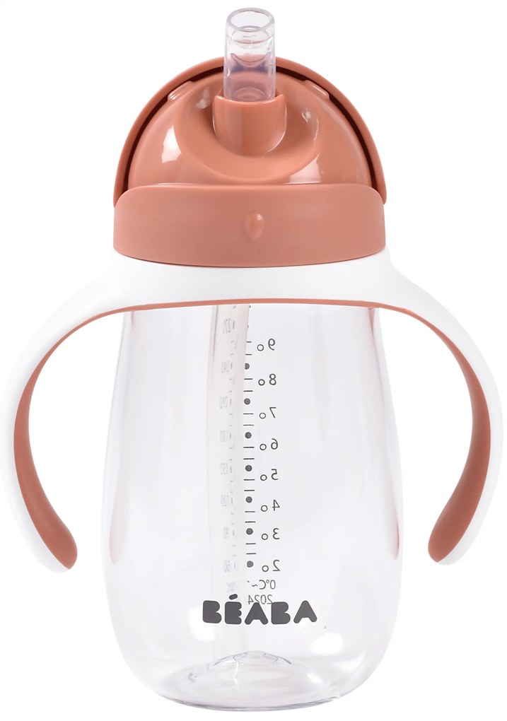 Hrnček so slamkou 300ml Terracotta