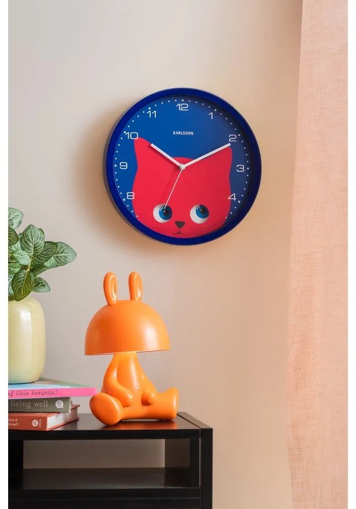 Detské hodiny ø 31 cm Peekaboo Cat – Karlsson