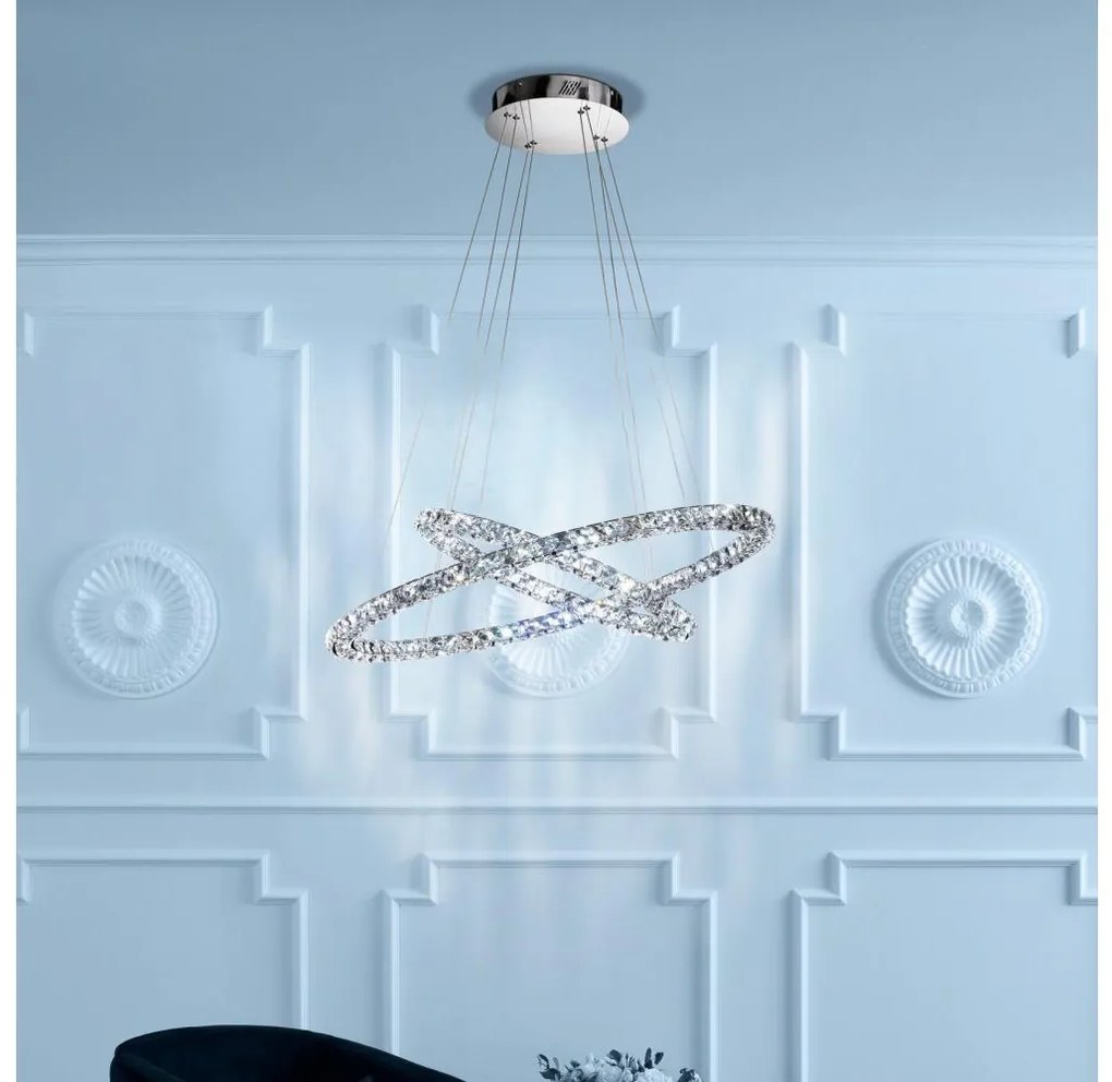 Eglo 93946 - LED Luster na lanku TONERIA LED/56,1W/230V