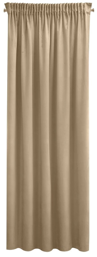 ZATEMŇOVACÍ ZÁVES NA PÁSKE PIERRE CARDIN SIBEL 140X270 CM CAPPUCCINO