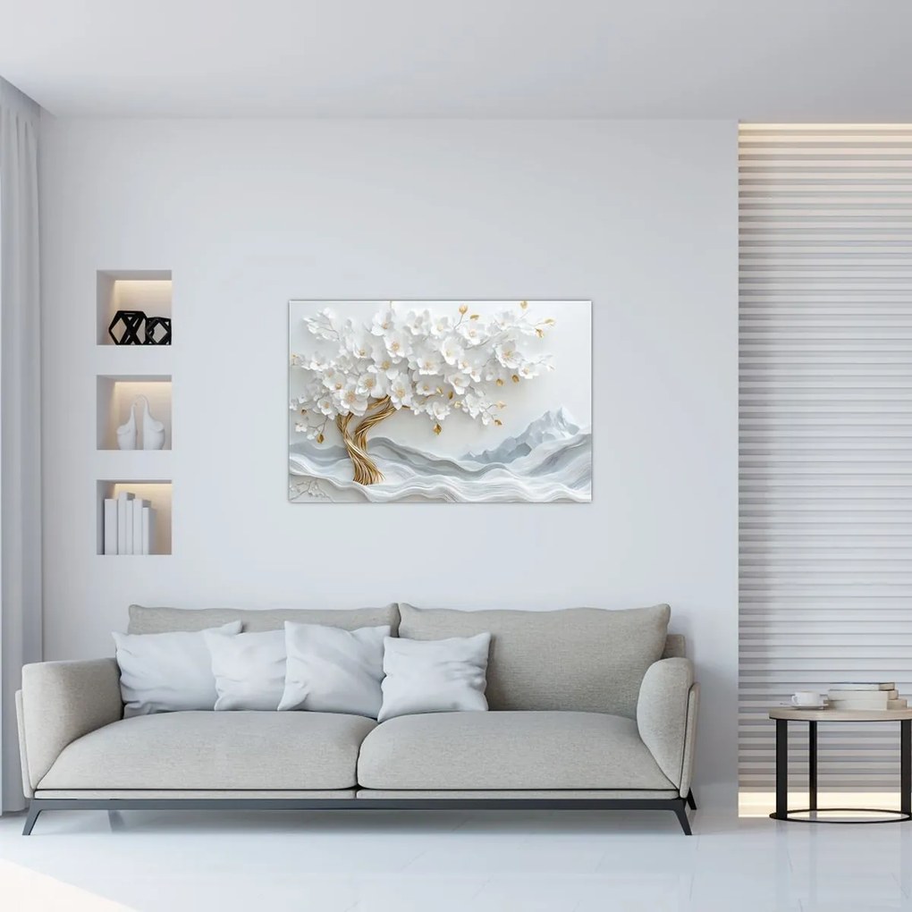 Obraz – 3D elegantný strom života (90x60 cm)