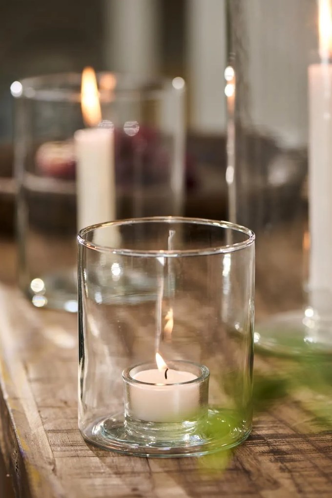 Ib Laursen Svietnik s kalíškom na čajovú sviečku Glass
