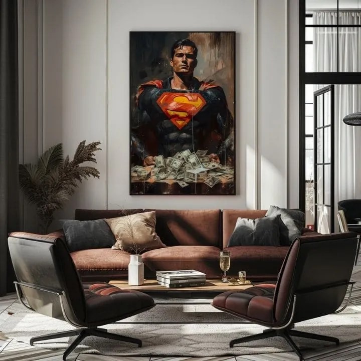Obraz Superman: Muž peňazí | Akrylové detaily
