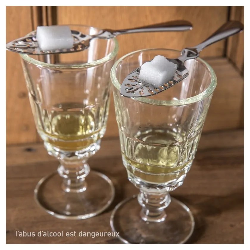 Súprava pohára a antikoro lyžičky 300 ml Absinthe – La Rochére