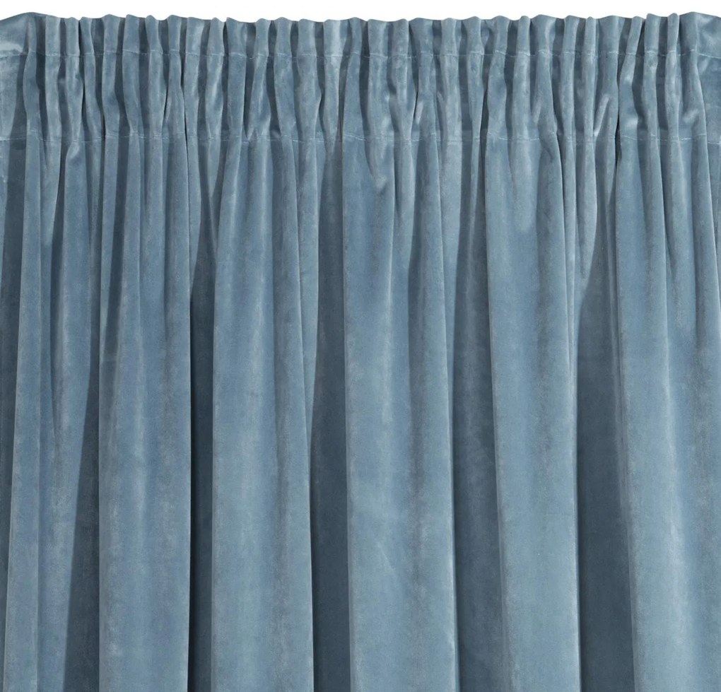 ZATEMŇOVACÍ ZÁVES NA PÁSKE VILLA 140X270 CM MODRÁ